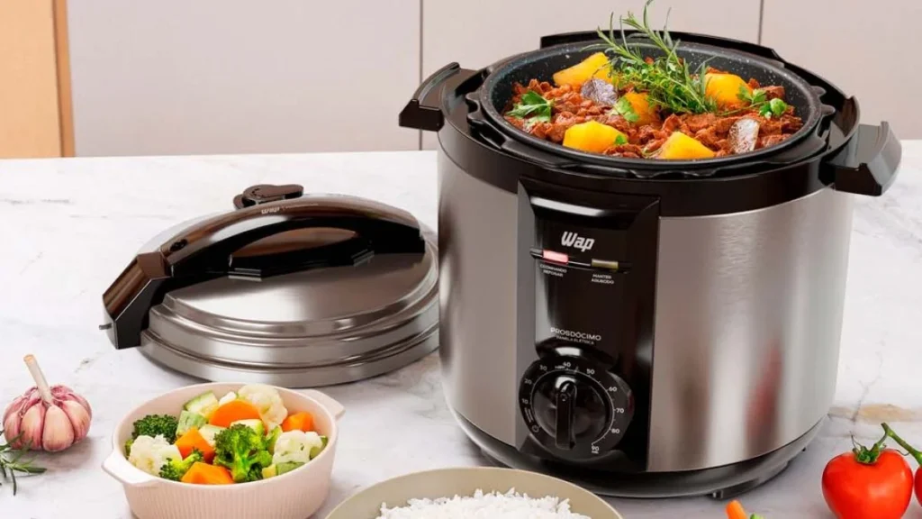 Exemplo de comida macia e suculenta feita na Panela de Pressão Elétrica.