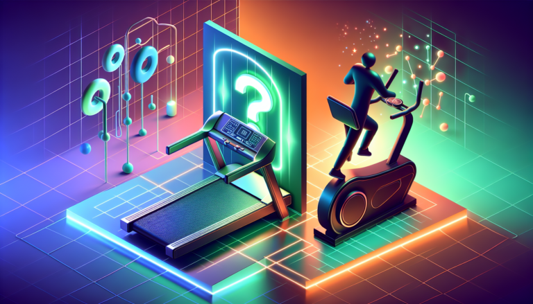 Comparativo visual entre esteira ergométrica e bicicleta ergométrica para decisão de compra.