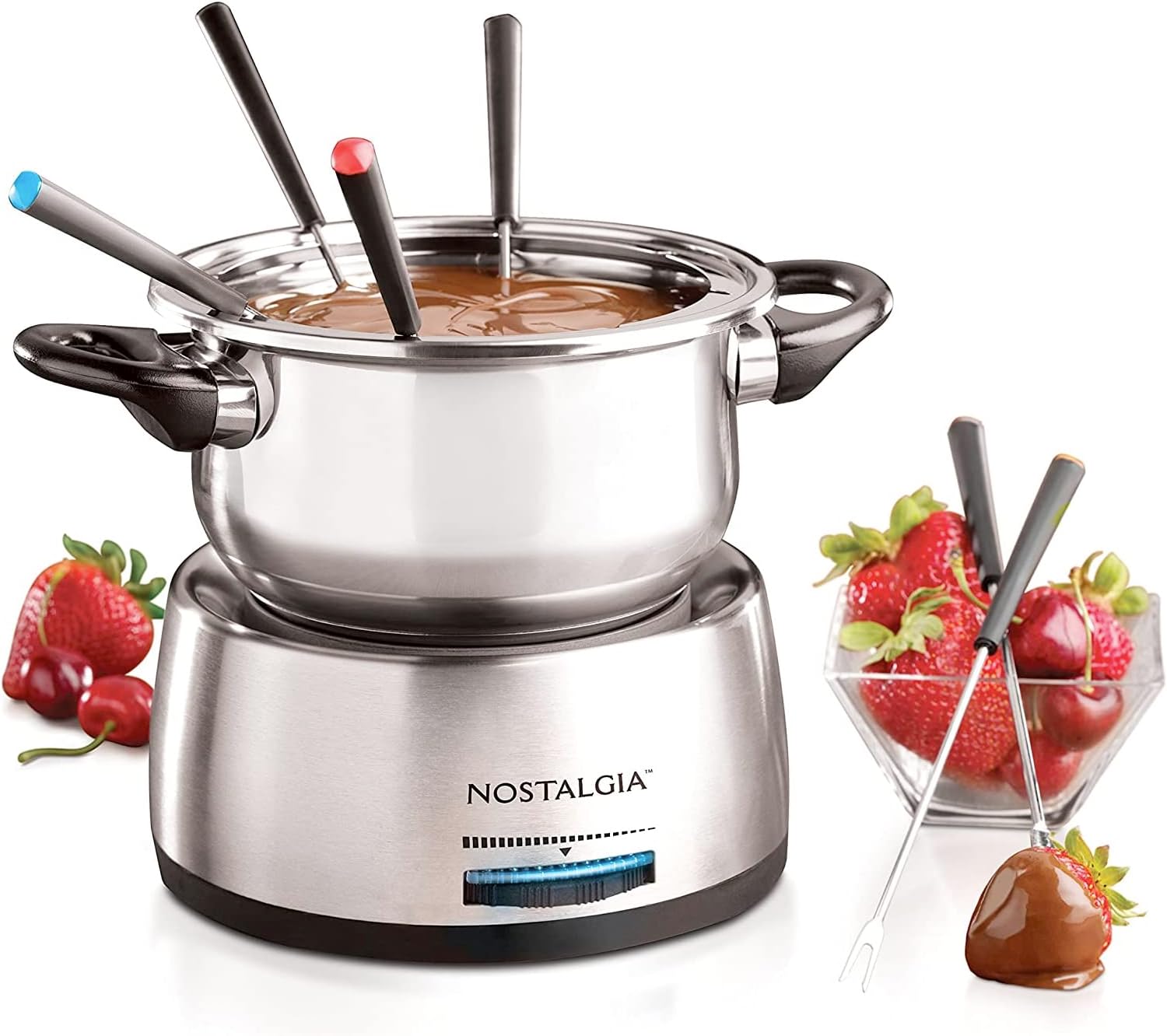 Nostalgia Conjunto Fondue Elétrico 6 Xícaras