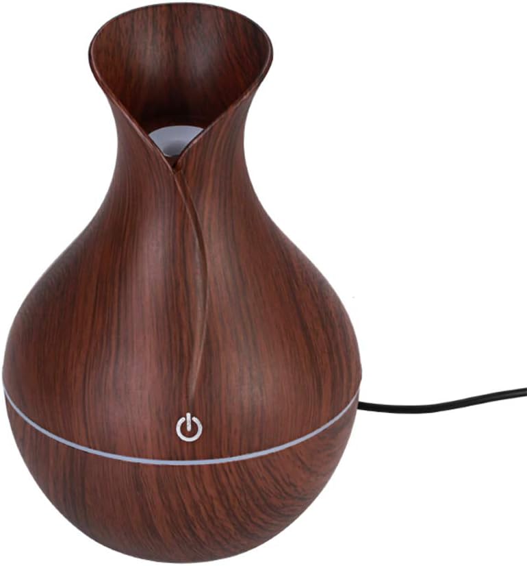 Honorall Mini Difusor 130ml USB Vaso Madeira