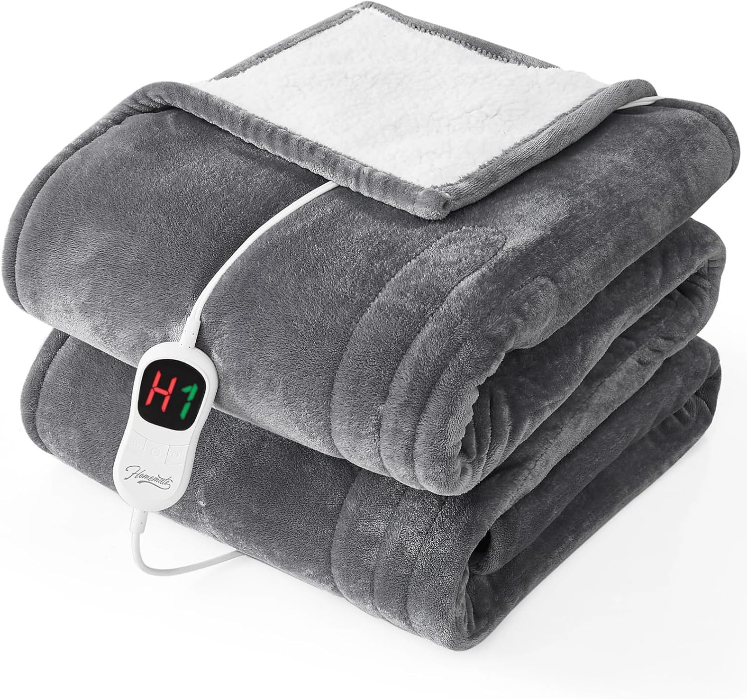 Homemate Cobertor Elétrico Aquecido Solteiro 157,5 cm