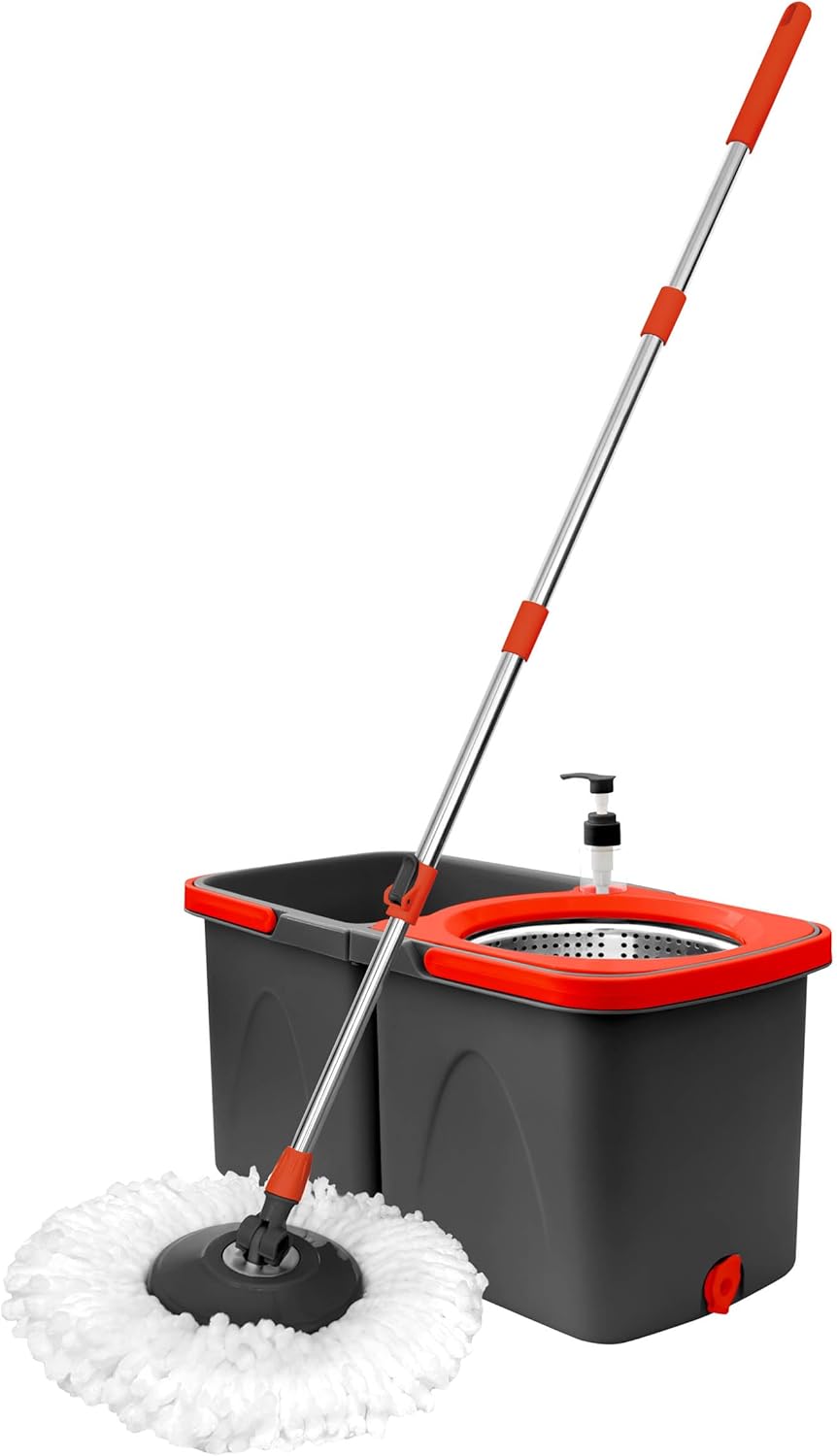 Powermaid Mop Giratório Duo Dois Baldes com Centrífuga