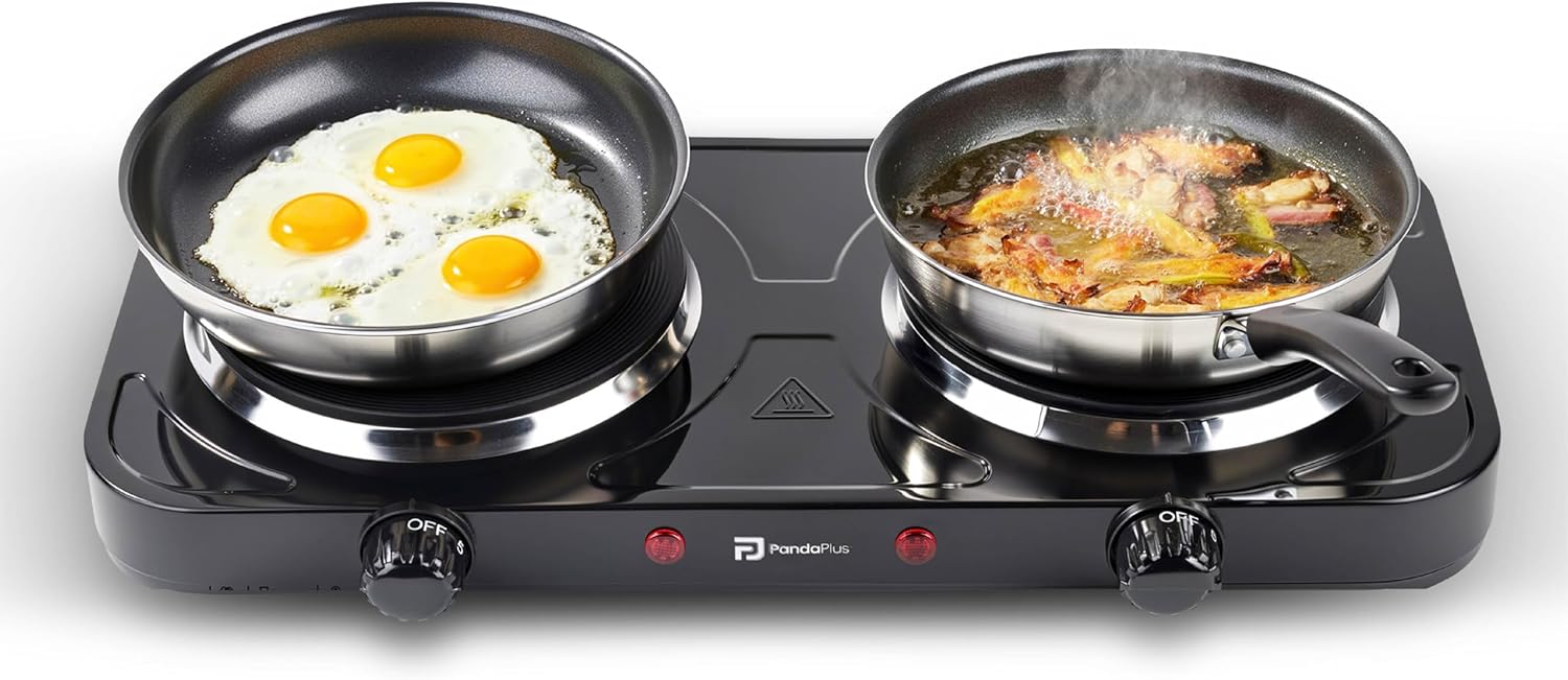 Panda Cooktop de Mesa Elétrico 2 Bocas