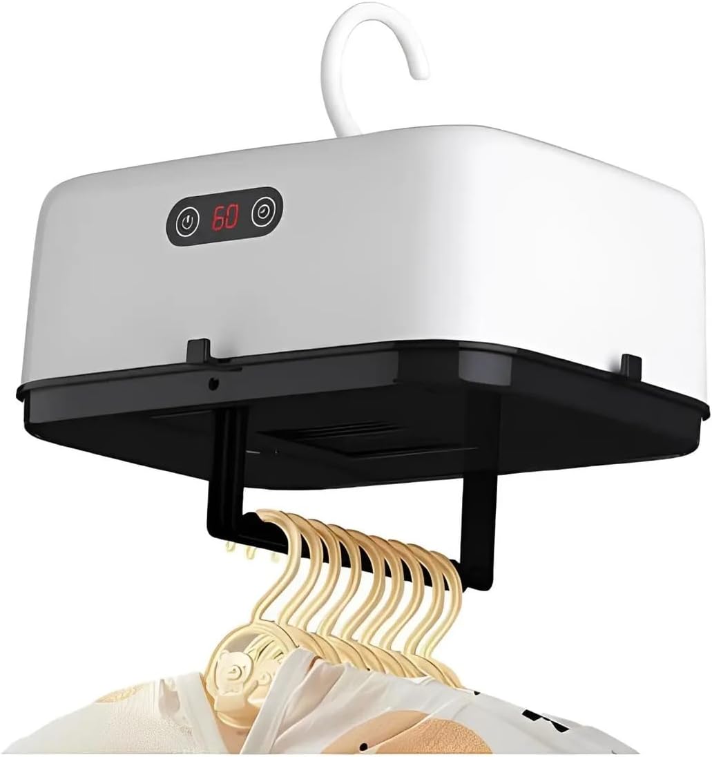 Secador de Roupas Portátil Elétrico Dobrável 1000W
