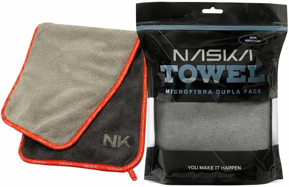 Toalha de Microfibra NASKA Premium 400GSM Dupla Face