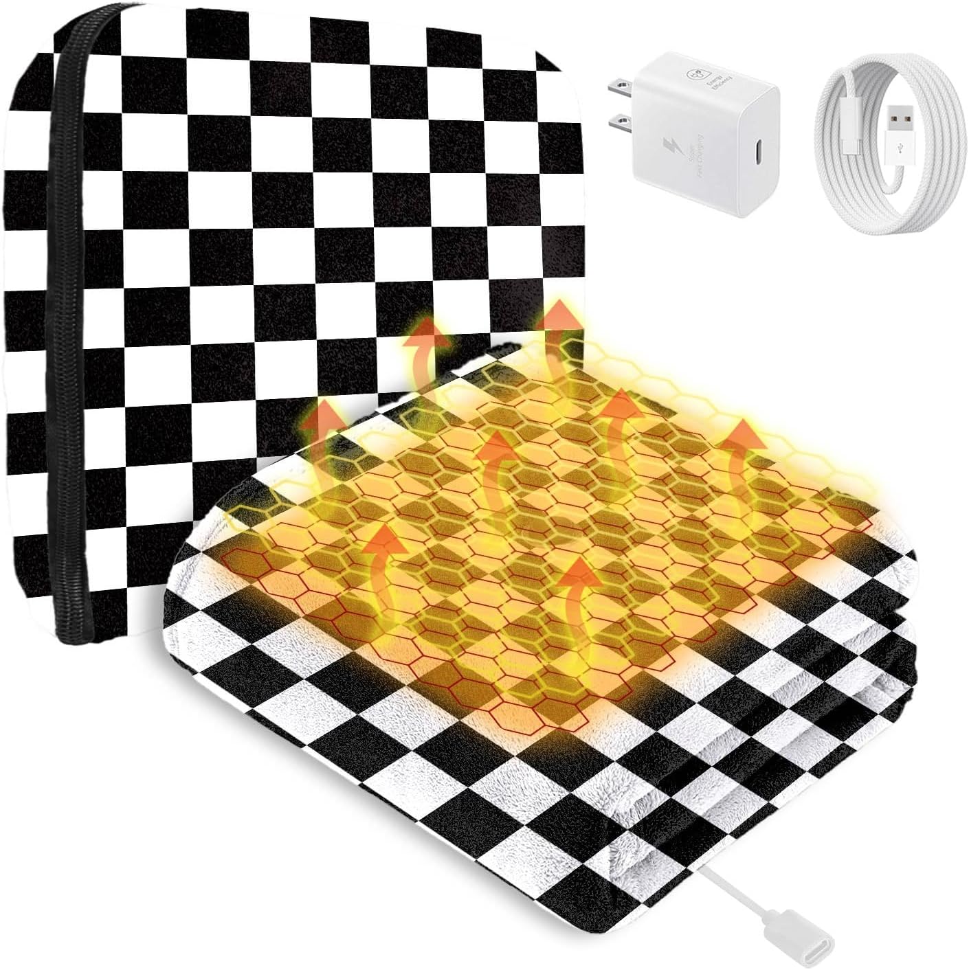 Cobertor Térmico USB Powewhite Portátil 127x152cm