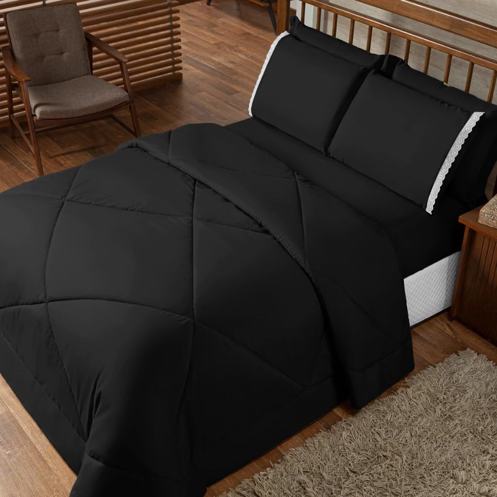 Edredom Queen Dupla Face Microfibra Premium 240x220cm