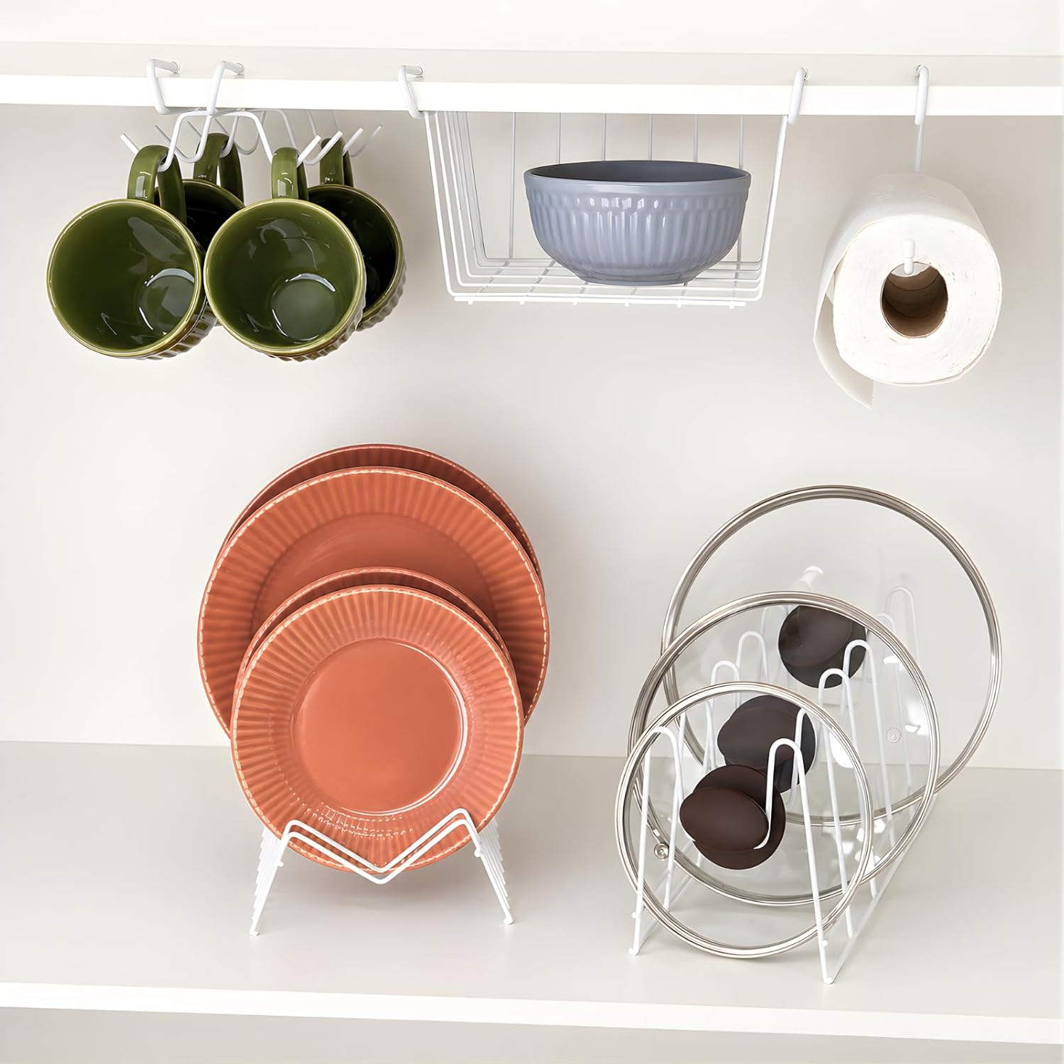 Kit Organizador de Armário pra Cozinha 5 Peças