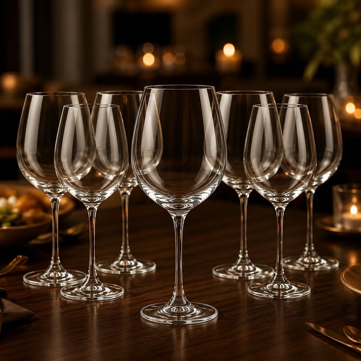 Taças Vinho Cristal 370ml Bohemia Kit 6 Unidades