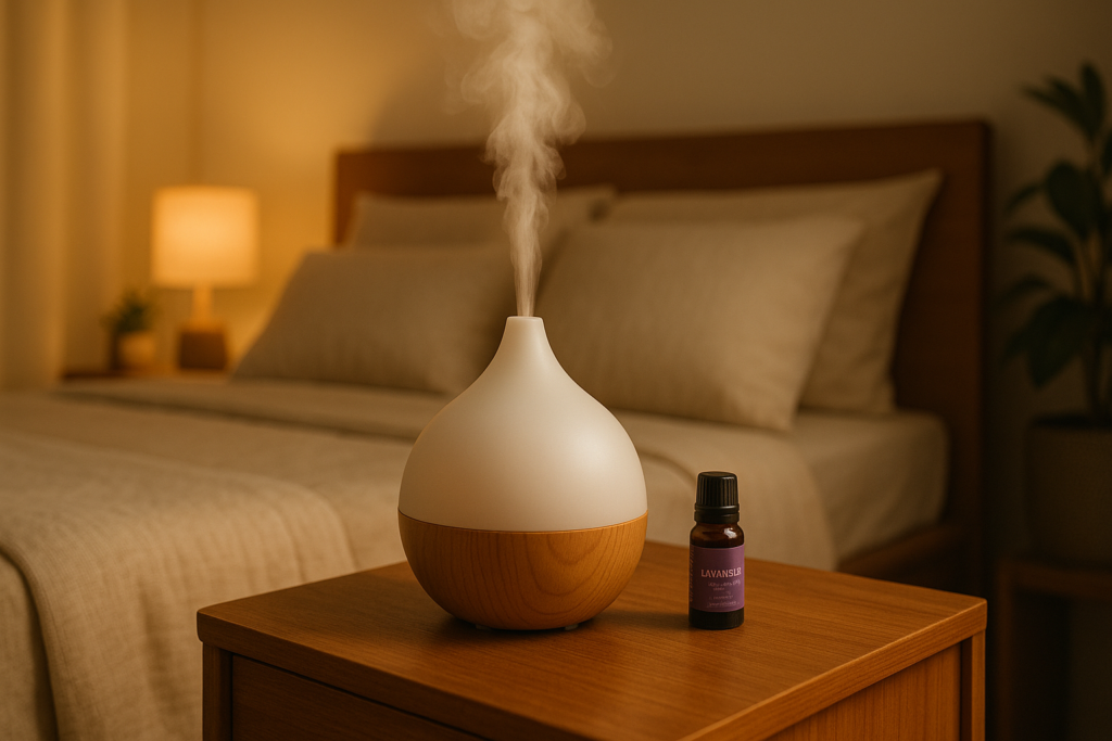 Difusor de aromas ultrassom em apartamento brasileiro
