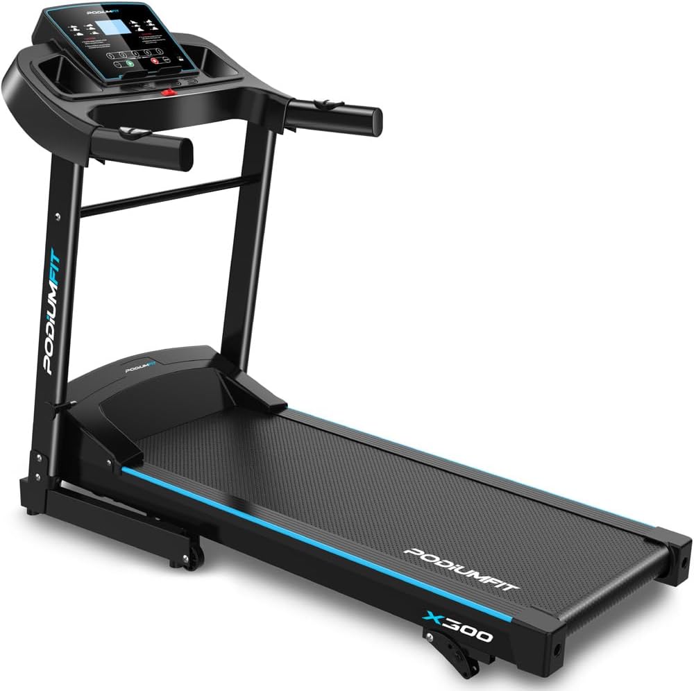 Podiumfit X300a Esteira Elétrica 12km/h Silenciosa Dobrável