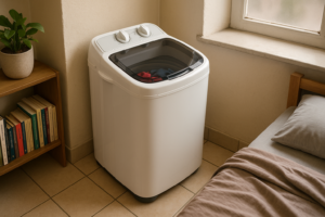 Lavadora Portátil pra Estudante vale a Pena no Apartamento Compacto em 2026?