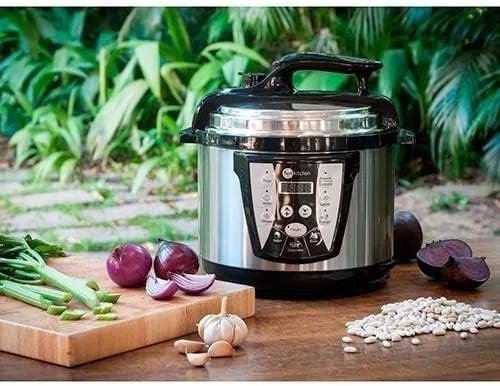 Panela de Arroz Elétrica Fun Kitchen 4 litros em inox